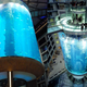 Illustration for article titled Aquadom Is Largest Cylindrical Aquarium on the Planet